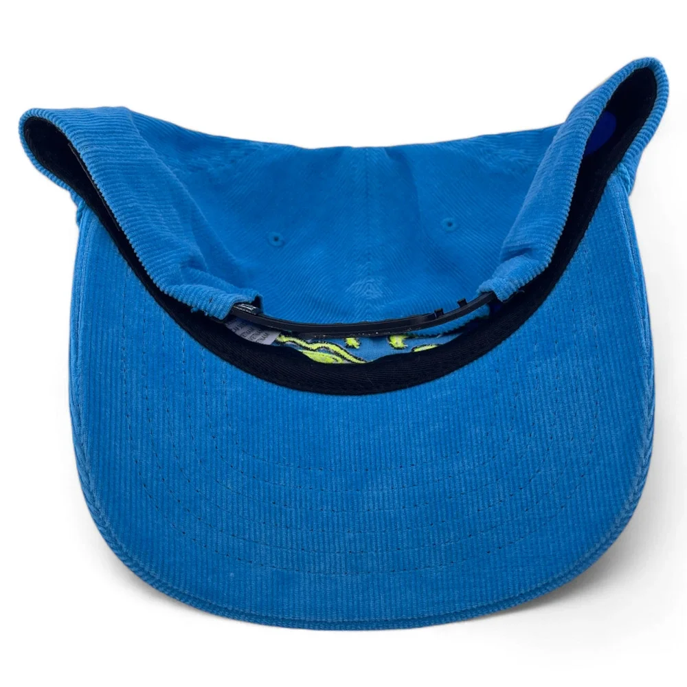 Fox Racing Brushed Corduroy‎ Rope Teal Blue/Green Logo Snapback Adjustable Hat